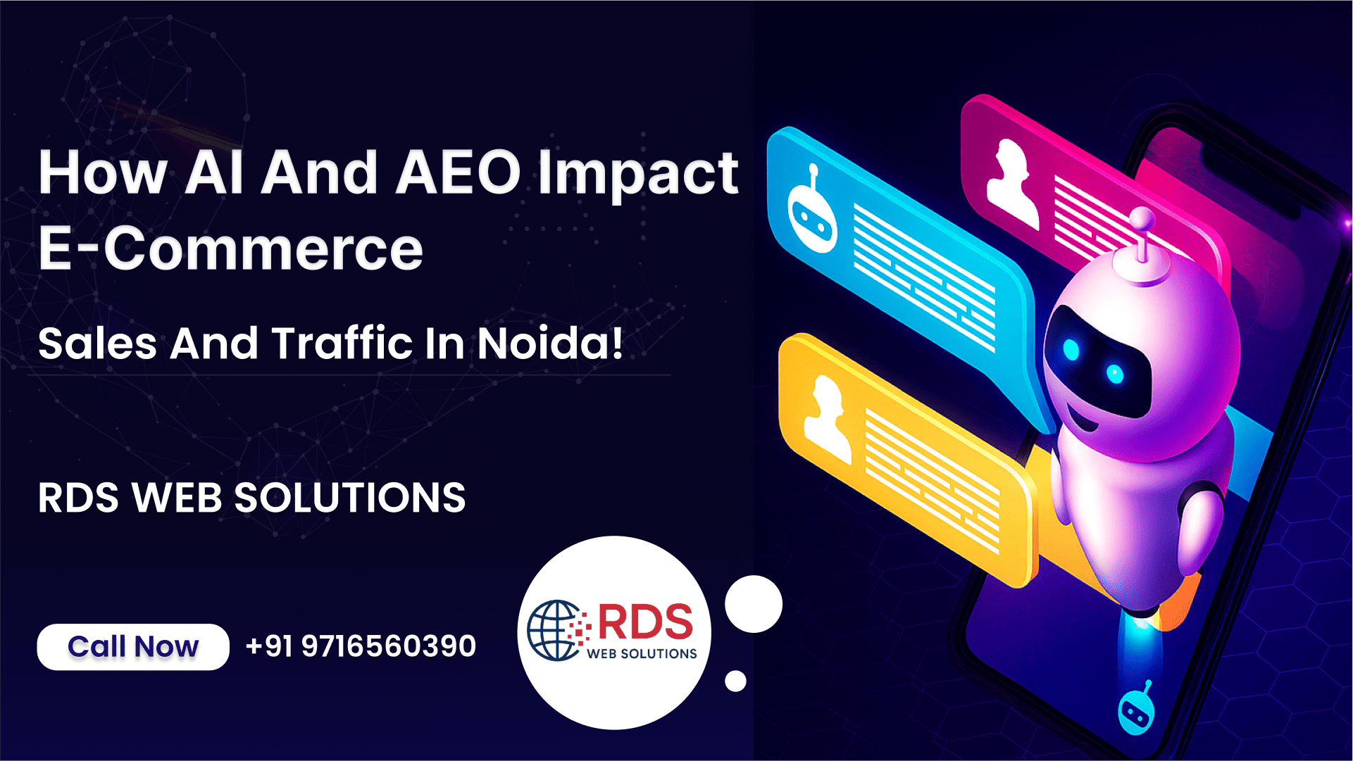 How AI + AEO Boost E-Commerce Sales & Traffic in Noida | RDS WEB SOLUTIONS